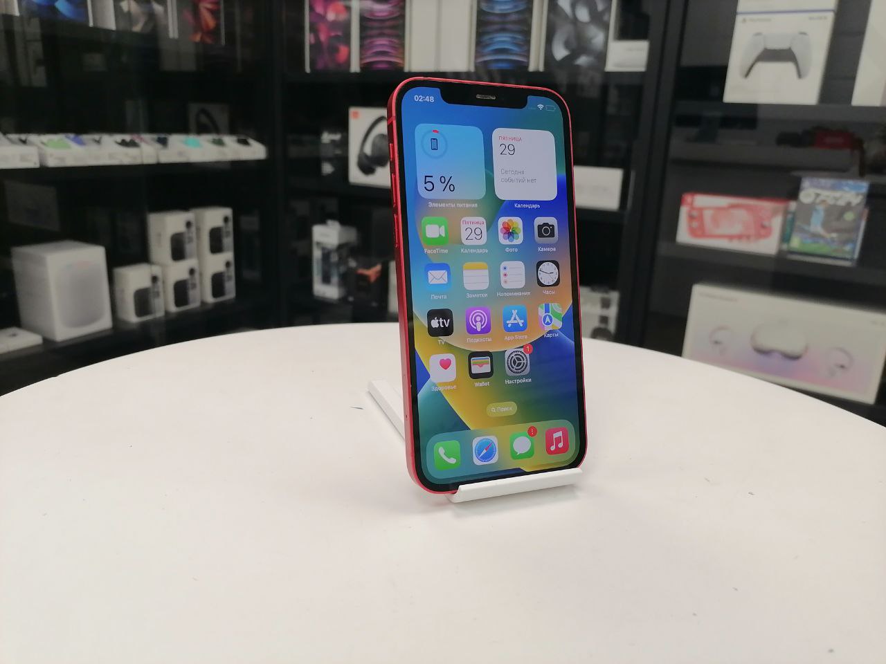 iPhone 12 128Gb Red (80%) RU - БУ . . + купить в Краснодаре