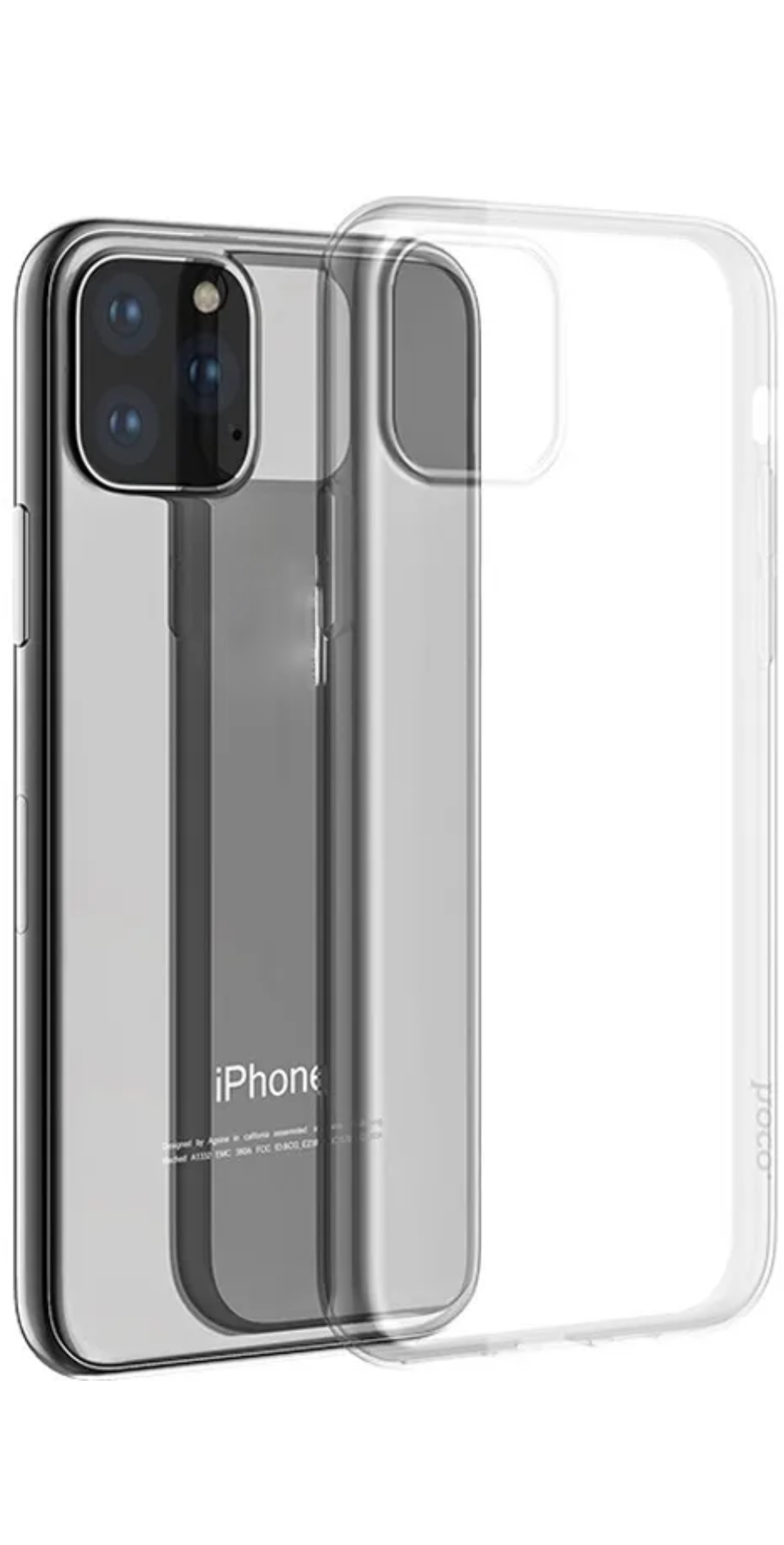 Чехол Hoco Silicone Case для Apple iPhone 11 Pro, прозрачный купить в  Краснодаре