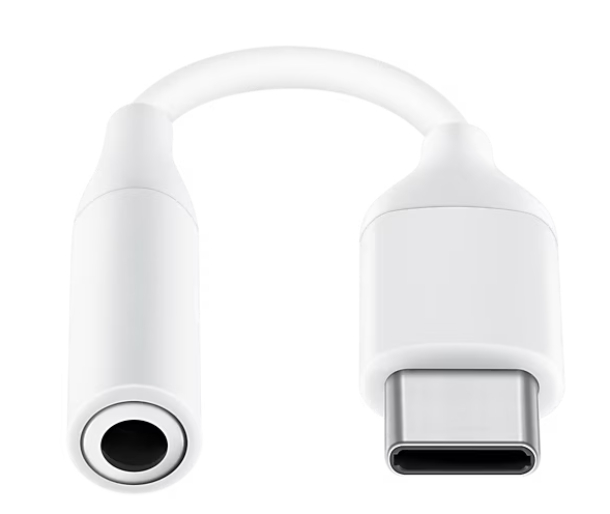 AUX c USB Type C Jack 3.5 White