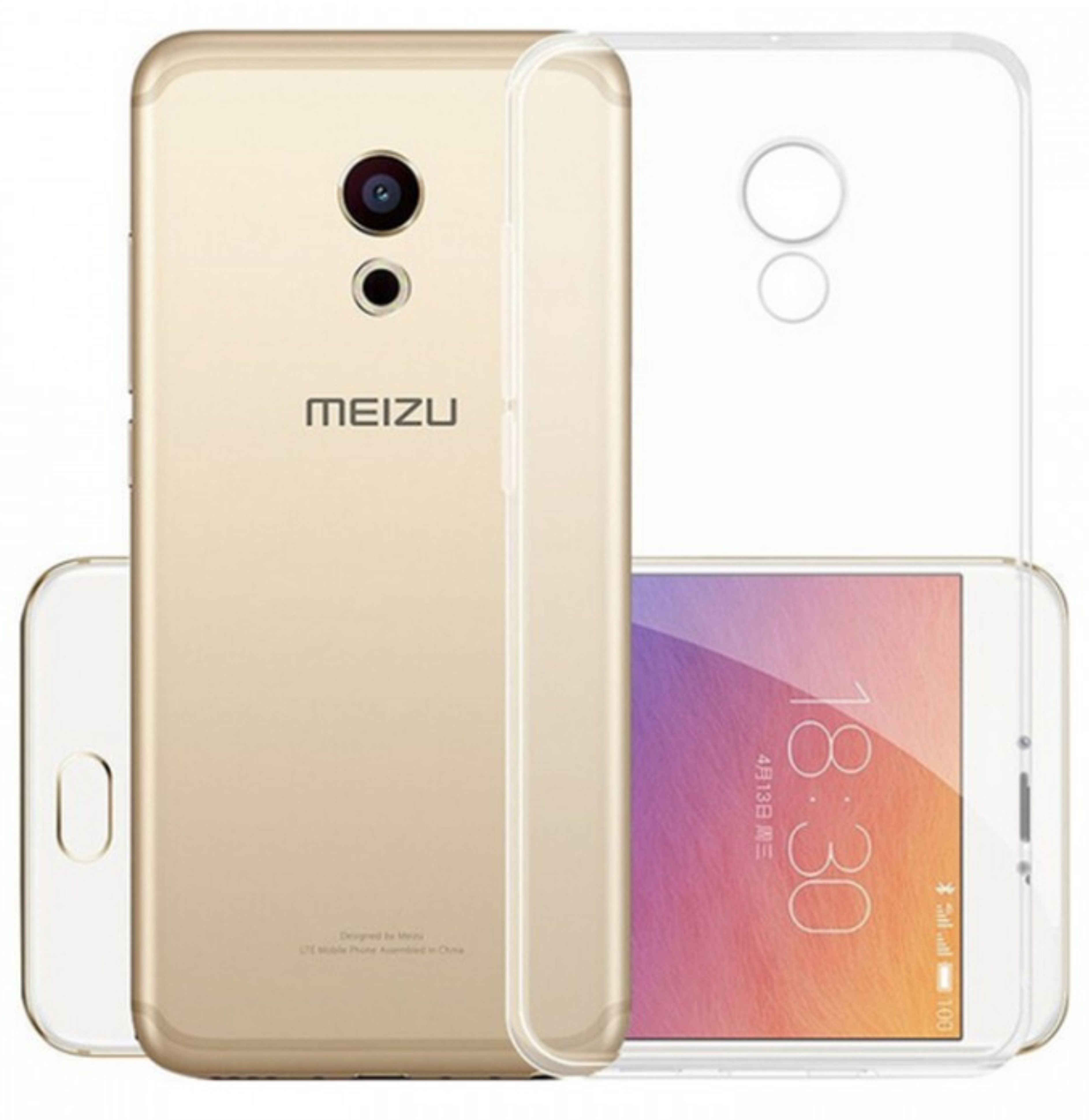 Чехол силиконовый для Meizu Pro 6 прозрачный купить в Краснодаре