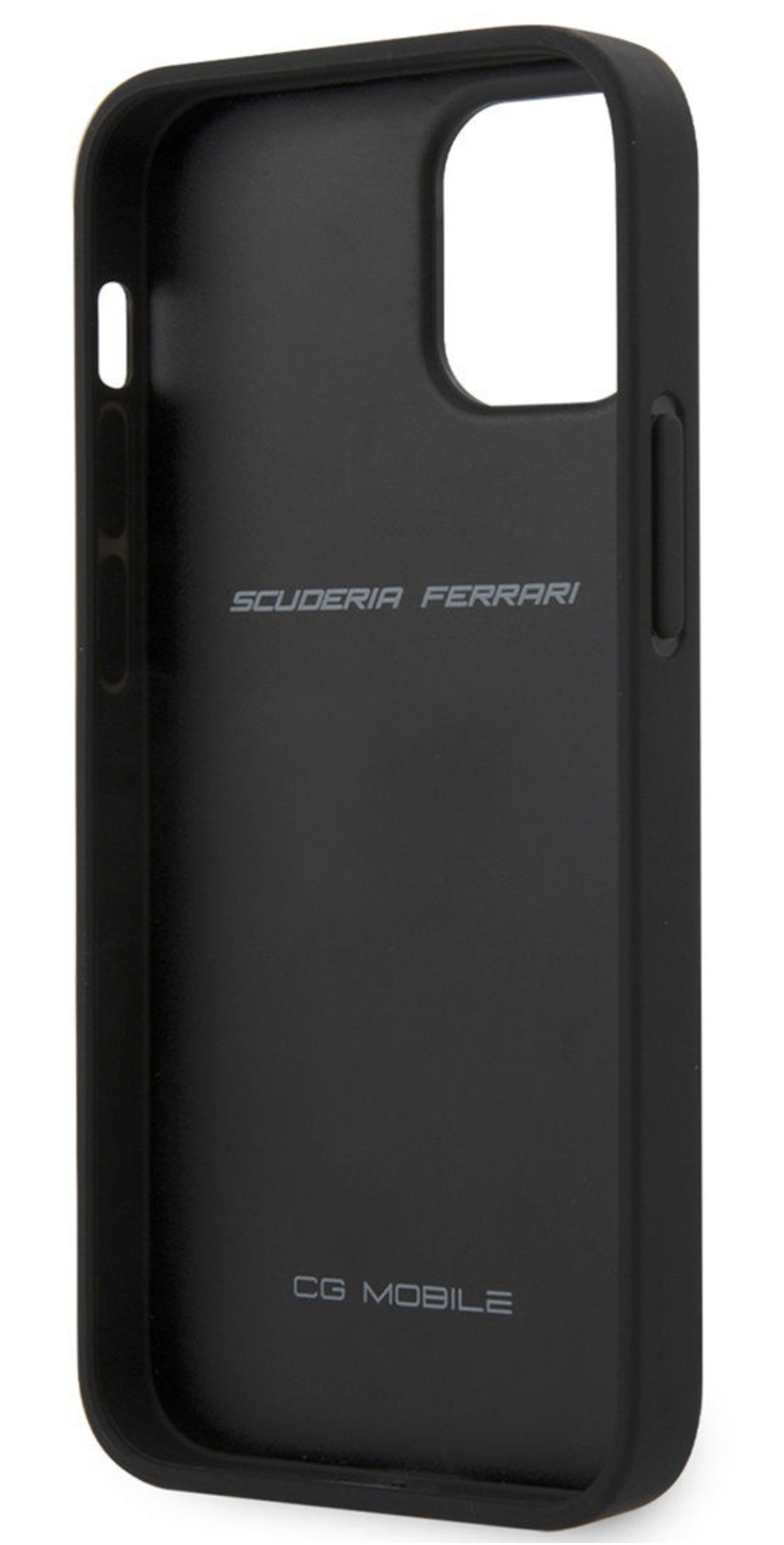 Купить Чехол Ferrari для iPhone 12 mini Off-Track Genuine Leather/Nylon  stripe Hard Red в Краснодаре