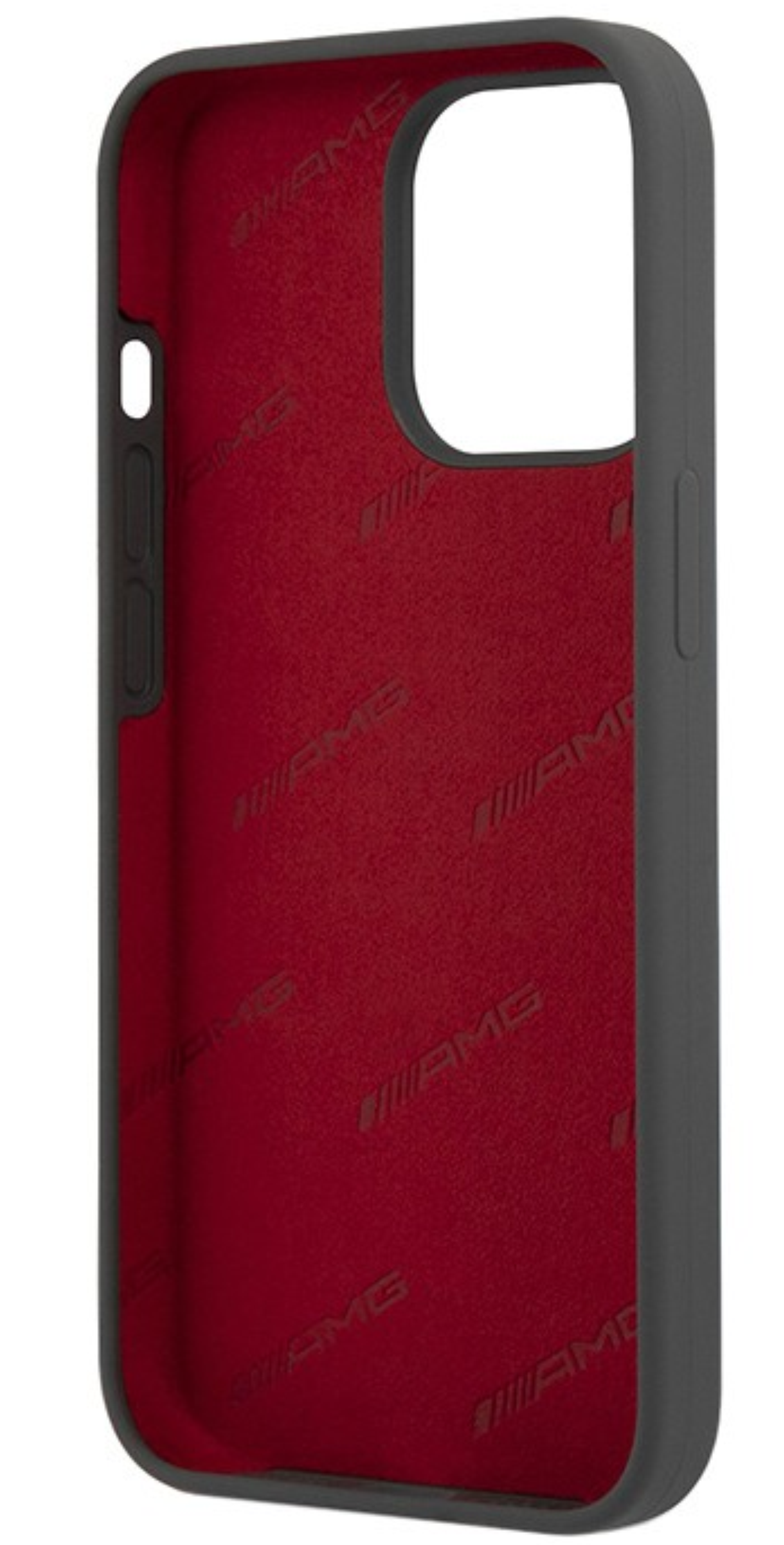 Чехол Mercedes для iPhone 13 Pro Liquid silicone with Red big logo Hard  Grey купить в Краснодаре