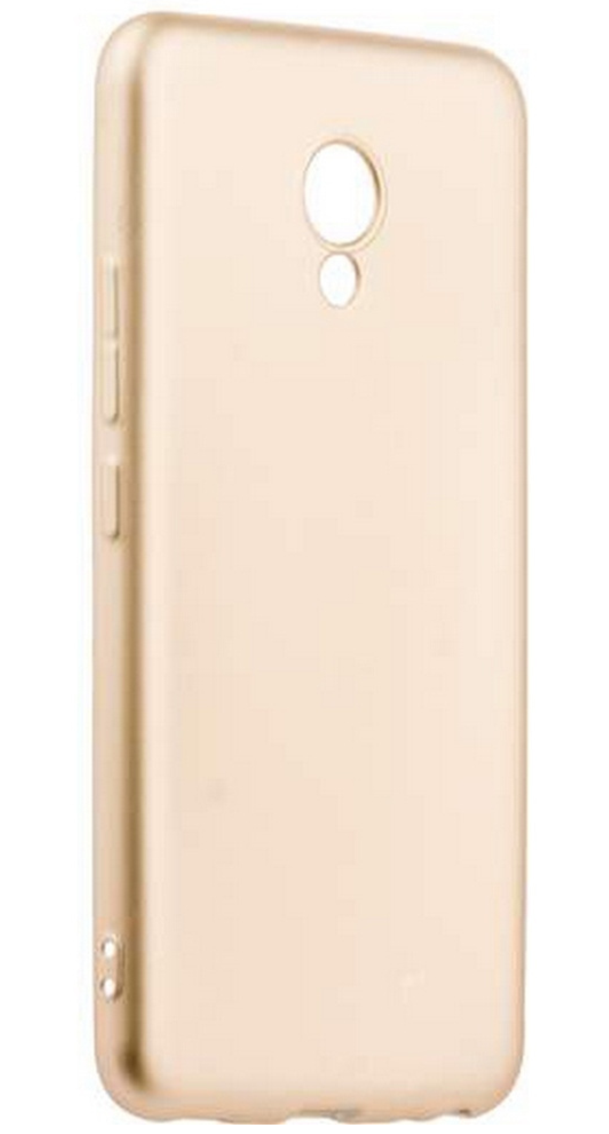 Чехол силиконовый для Meizu M5 золотой матовый купить в Краснодаре